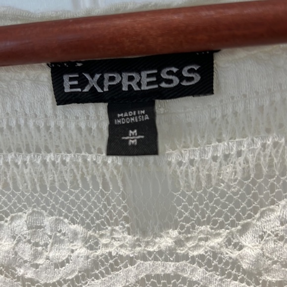 Express Burnout Lace Top - Picture 4 of 7